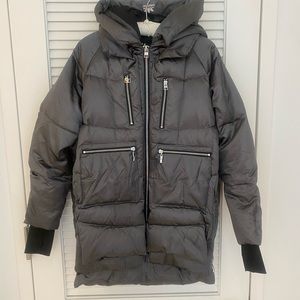 Orolay Grey Puffer Jacket Size M